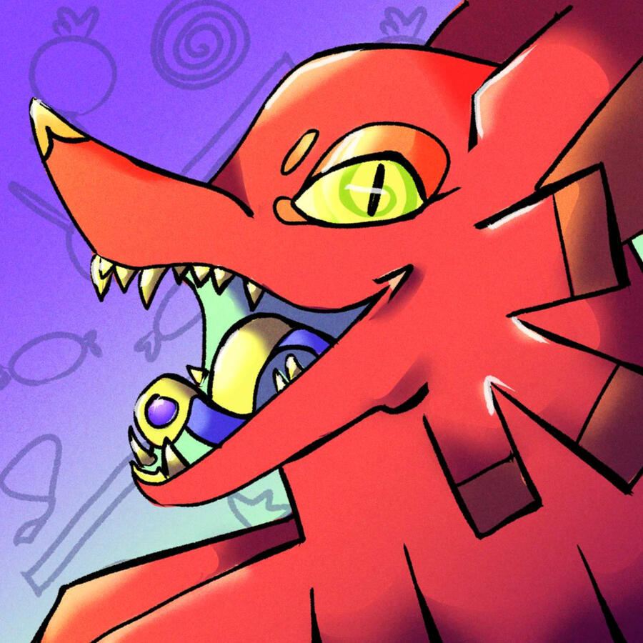 Piñata candy monster